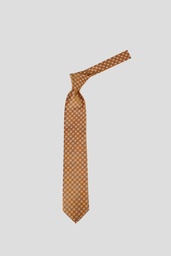 CACHAREL Tie T11-013 orange with navy star