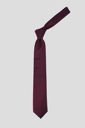 PIERRE CARDIN Tie T11-021 Wine triangles navy